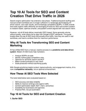 Calaméo - Top 10 Ai Tools For Seo And Content Creation That Drive ...