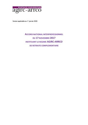 Accord National Interprofessionnel du 17 novembre 2017