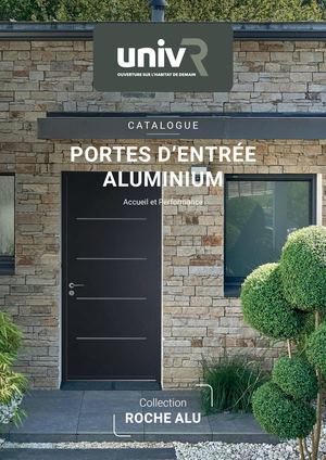 Portes d'Entrée Aluminium MONOBLOC - VOLMA