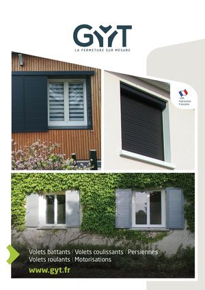 Gyt Catalogue Volets 2025