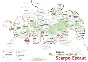 Carte des communes du Parc naturel régional