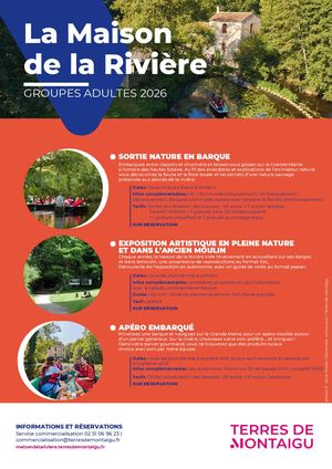 Maison de la Rivière - fiche groupes adultes