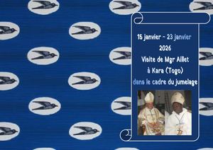 Photo reportage de la visite de Mgr Marc AILLET à Kara