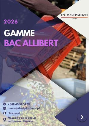 Catalogue 2026 - Bacs & Conteneurs Plastiques