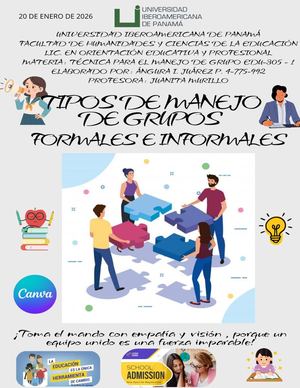 Revista Tipos De Manejos De Grupos Formales E Informales ÁNgura I Juárez