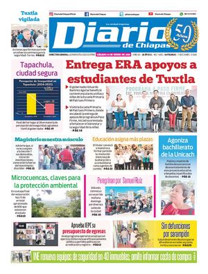 Portada, Sábado 24 De Enero De 2026