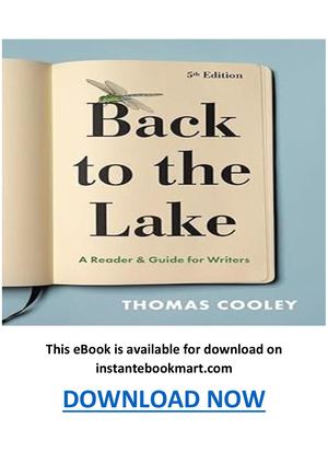 Back To The Lake 5th Edition Pdf