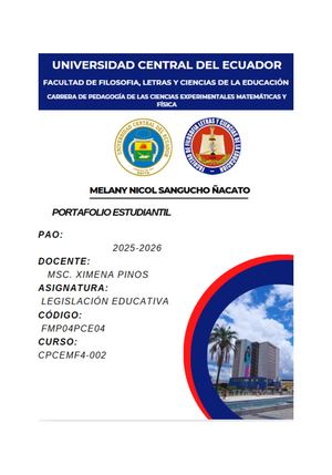 REVISTA. LEGISLACION EDUCATIVA