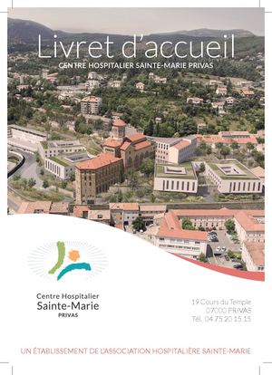 Livret d'accueil CHSM Privas (2026)