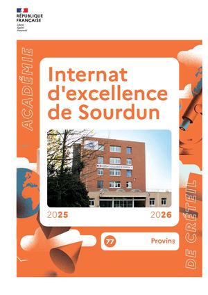 Brochure Internat Sourdun 2026