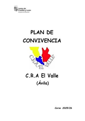 Plan De Convivencia 2025/26