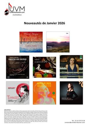 UVM Distribution : Nos Nouveautés du Mois de Janvier 2026