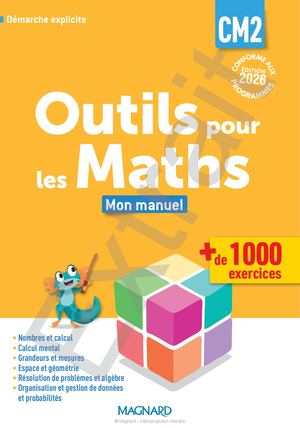 Outils pour les Maths CM2 - Extrait du manuel (2026)