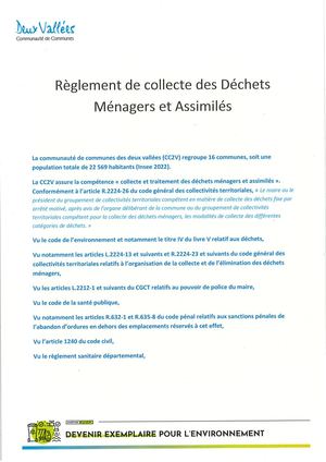 Reglement Collecte 2026