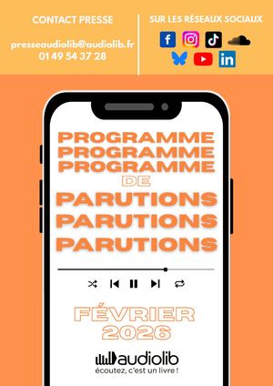 Programme de parutions Audiolib - Février 2026