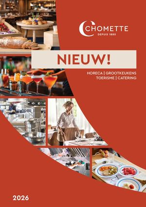 Catalogue Nouveautés Chomette 2026 BE NL