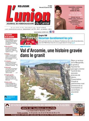 L'union Du Cantal N° 3863