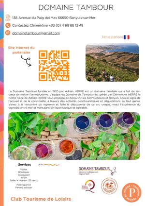 Domaine Tambour 2026