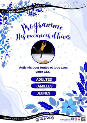 Programme vacances Février 2026
