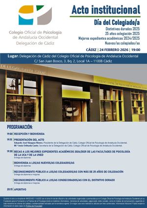 Programa Acto Dia Colegiado A 2026 Cadiz