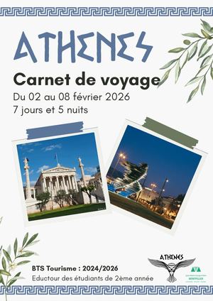 Ts2t1 Carnet De Voyage Athènes