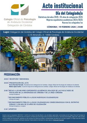Programa Acto Dia Colegiado A 2026 Cordoba