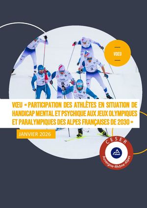 Voeu Sport Adapté Aux Jop 2030