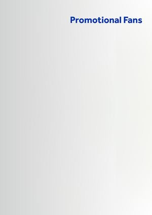 Reklamní vějíře s vlastním potiskem