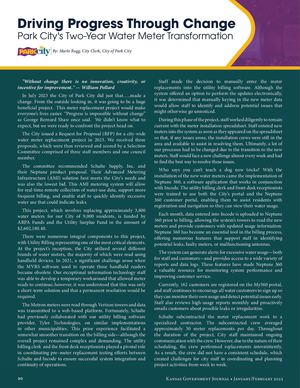 Park City's Water Meter Transformation