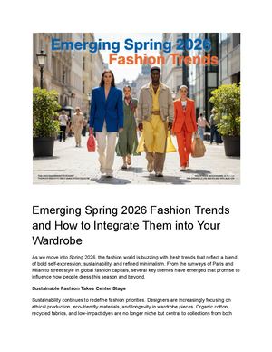Calaméo - Emerging Spring 2026 Fashion Trends And How To Integrate Them ...