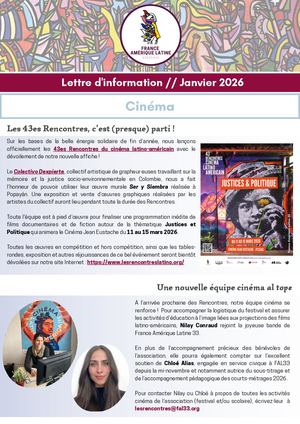 Lettre D'information Janvier 2026