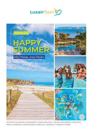 Brochure Happy Summer Eté 2026 Luxair Tours Deutsch