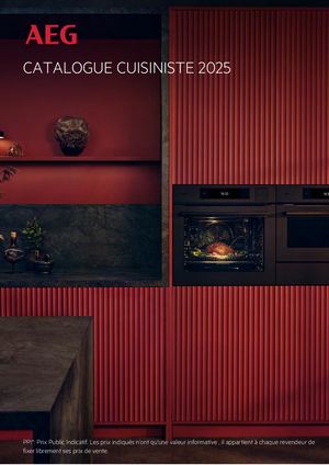Catalogue Cuisiniste AEG