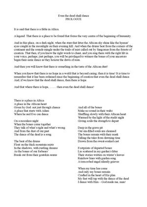 Even The Dead Can Dance1