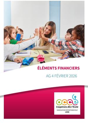 Elements Financiers Ag 26