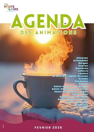 Agenda des Animations Février 2026 - Sud Haute-Loire