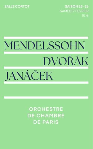 Programme du concert du 7 février
