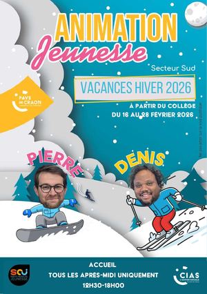 Programme Jeunesse Sud Vacances Hiver 2026 Pays De Craon