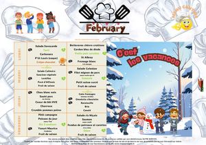 Menu - Février 2026
