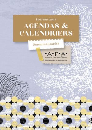 AFA Catalogue Agendas&Calendriers 2027 Pages Sans Traits Coupe