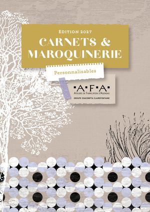 AFA Catalogue Carnets&Maroquinerie 2027 Pages Sans Traits Coupe