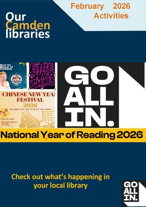 Camden Libraries activities in 2026