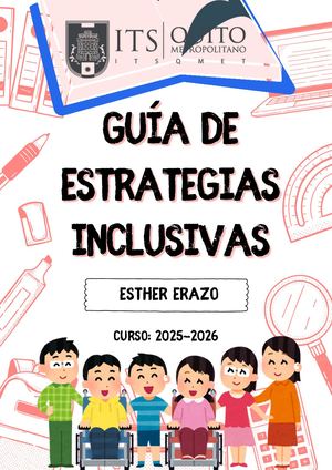 Guía de estrategias pedagogicas inclusivas
