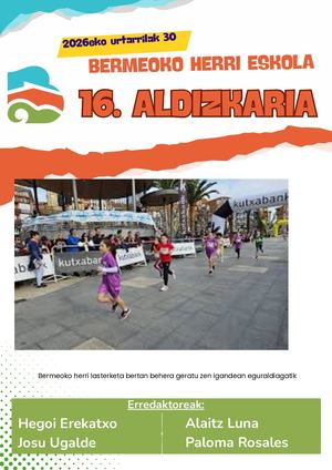 B H E Aldizkaria 16 Zenbakia – 2025eko Urtarrilak 30