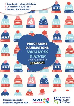 Depliant Vacances Hiver2026