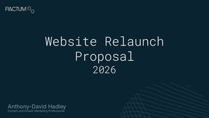 Pactum Ai Website Relaunch Proposal 2026