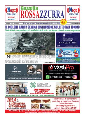 Gazzetta Rossazzurra 31 1 2026 Anno Xi N 2