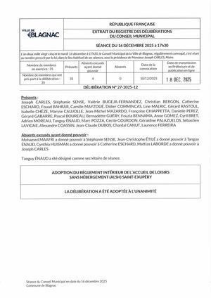 Règlement Intérieur St Exupery