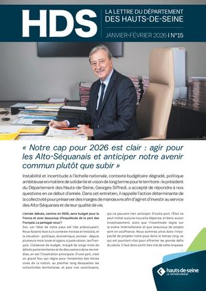 La Lettre du Département des Hauts-de-Seine -n°15 - Janvier - Février 2026