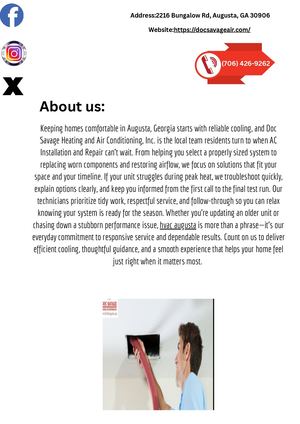 Doc Savage Heating and Air Conditioning, Inc.